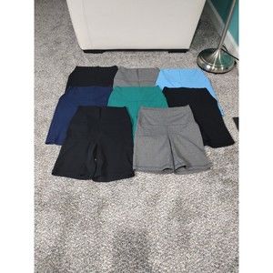 Member's Mark Zen High Rise Bike Short Lot Of 8 Size Medium